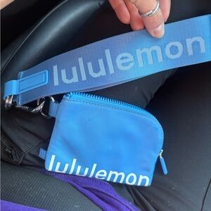 Lululemon Athletica Sky Blue Pouch with Strap